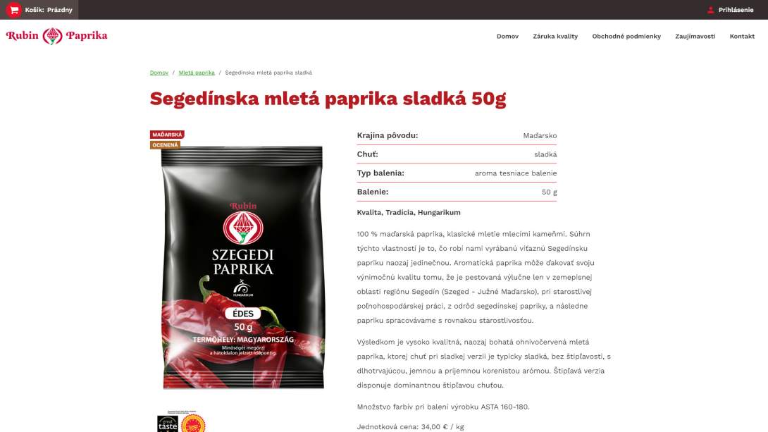 Rubinpaprika.sk